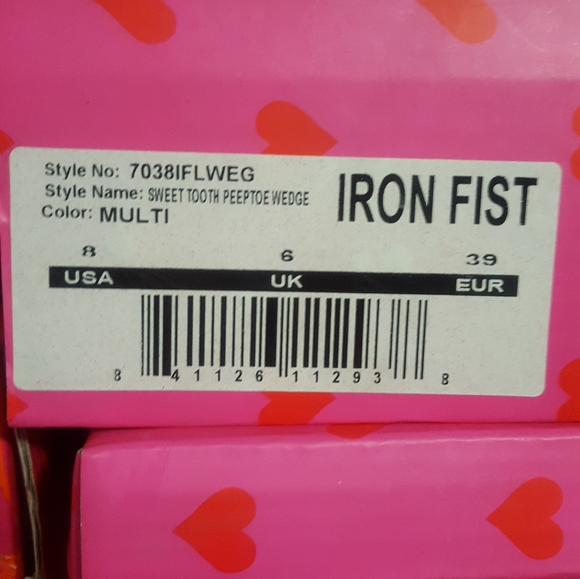 Iron Fist Sweet Tooth Peeptoe Wedges - Picture 11 of 15
